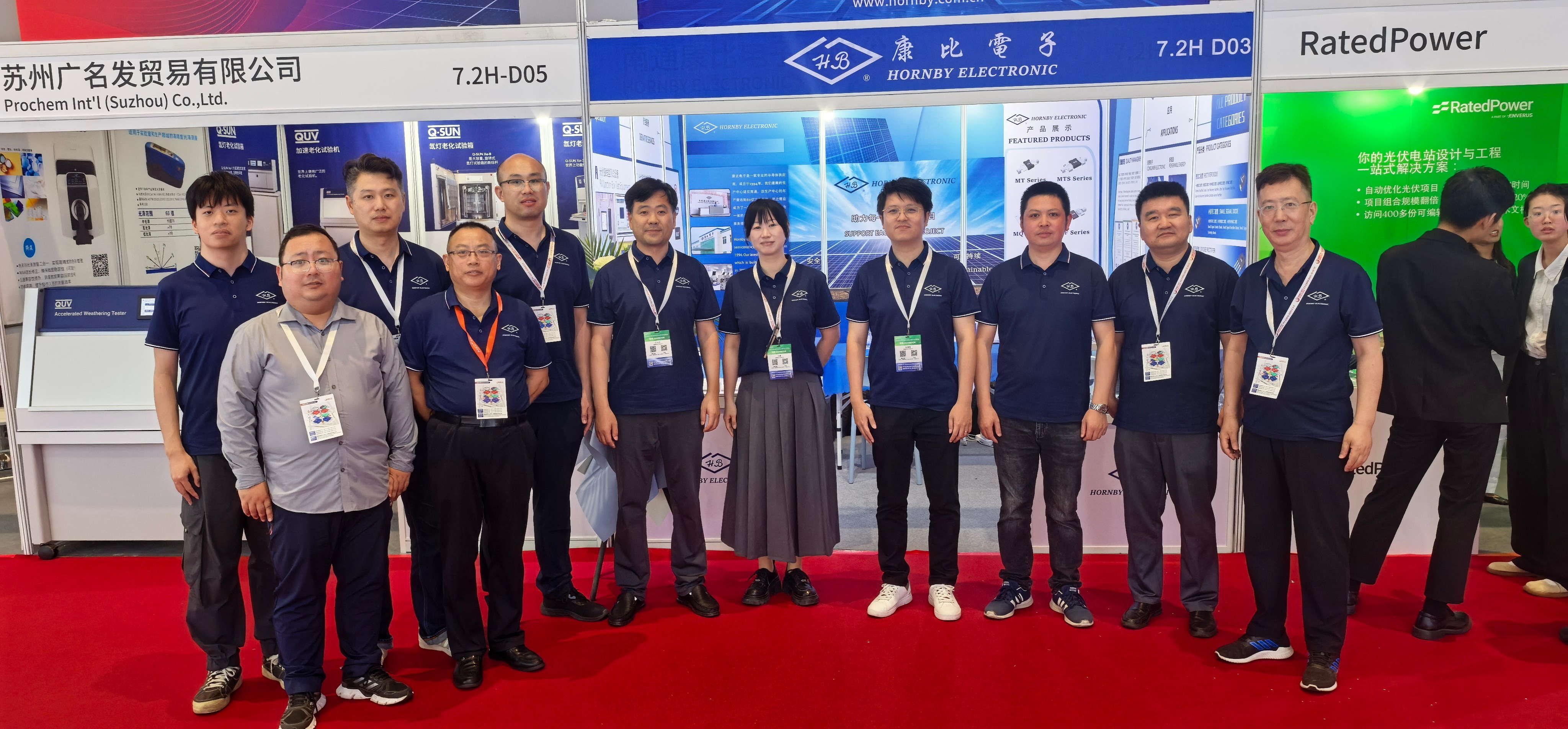 Hornby Electronic made an appearance at SNEC Shanghai 2025 with a full PV diode series