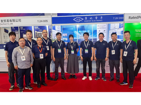 Hornby Electronic made an appearance at SNEC Shanghai 2025 with a full PV diode series